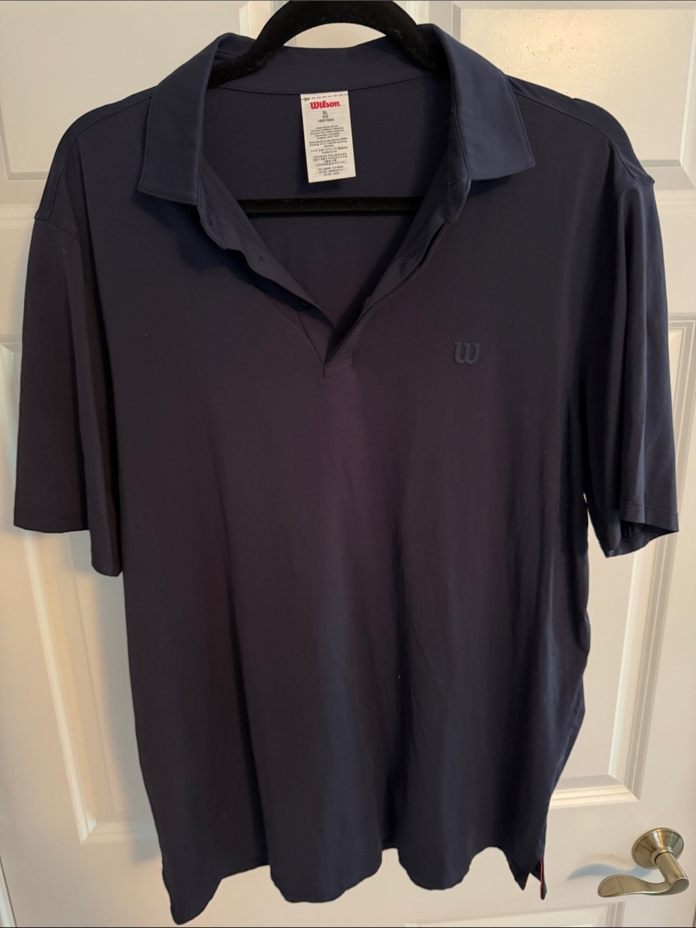 Wilson Men's Dark Navy Short Sleeve Polo